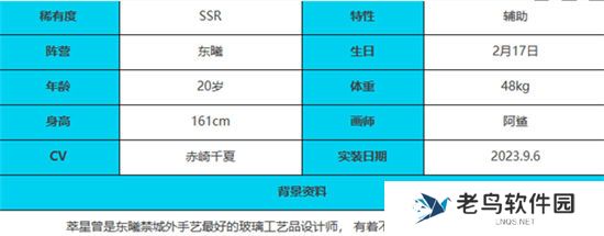 《绯色回响》手游 萃星角色介绍 最新攻略