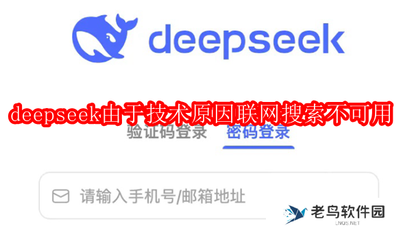 deepseek由于技术原因联网搜索不可用怎么办